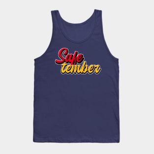 Safetember Tank Top